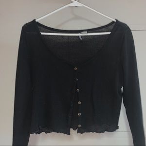 black cardigan from H&M size medium (or large tbh i’m not sure)